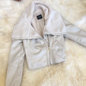 BeBe faux suede fur jacket